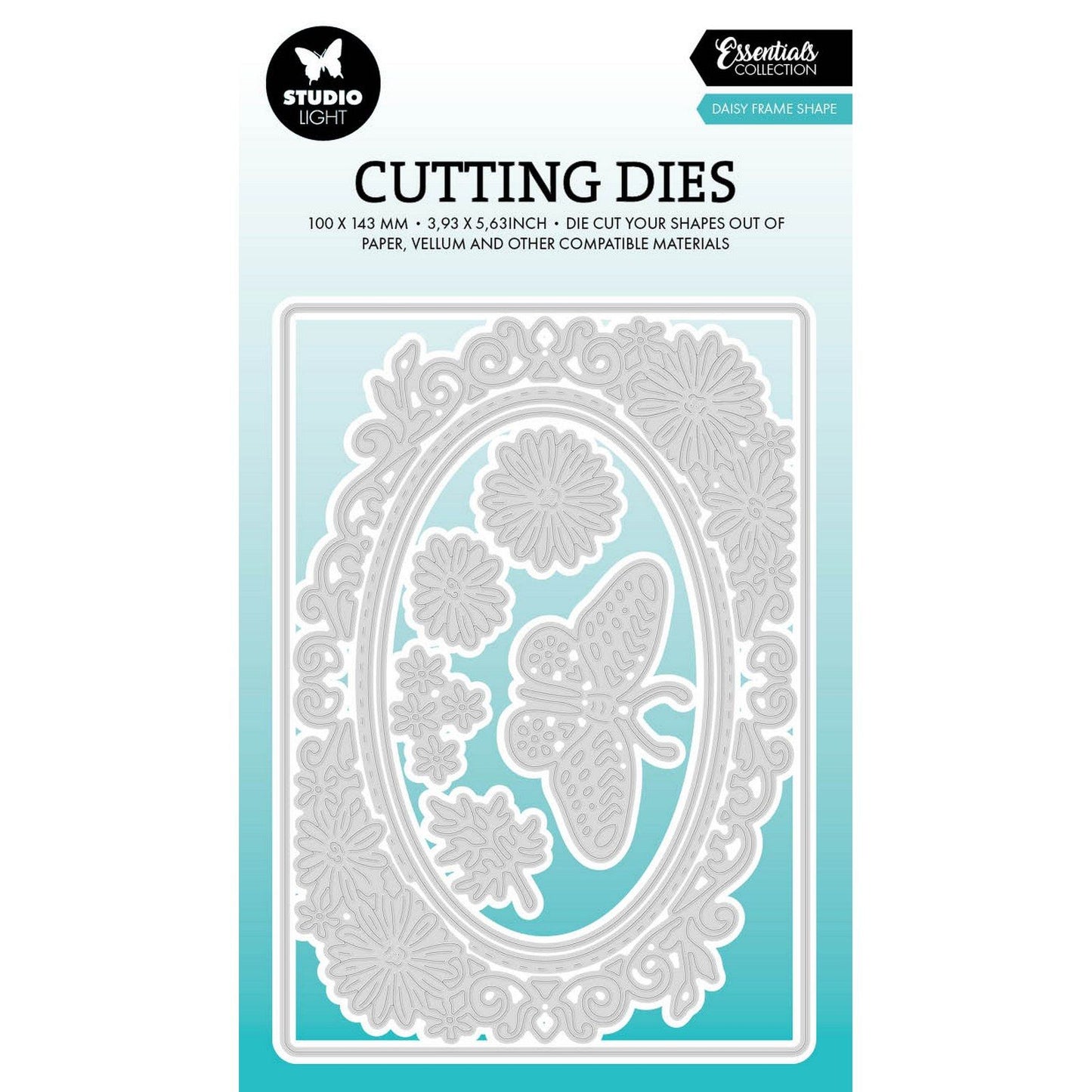 Studio light • essentials cutting die daisy frame shape