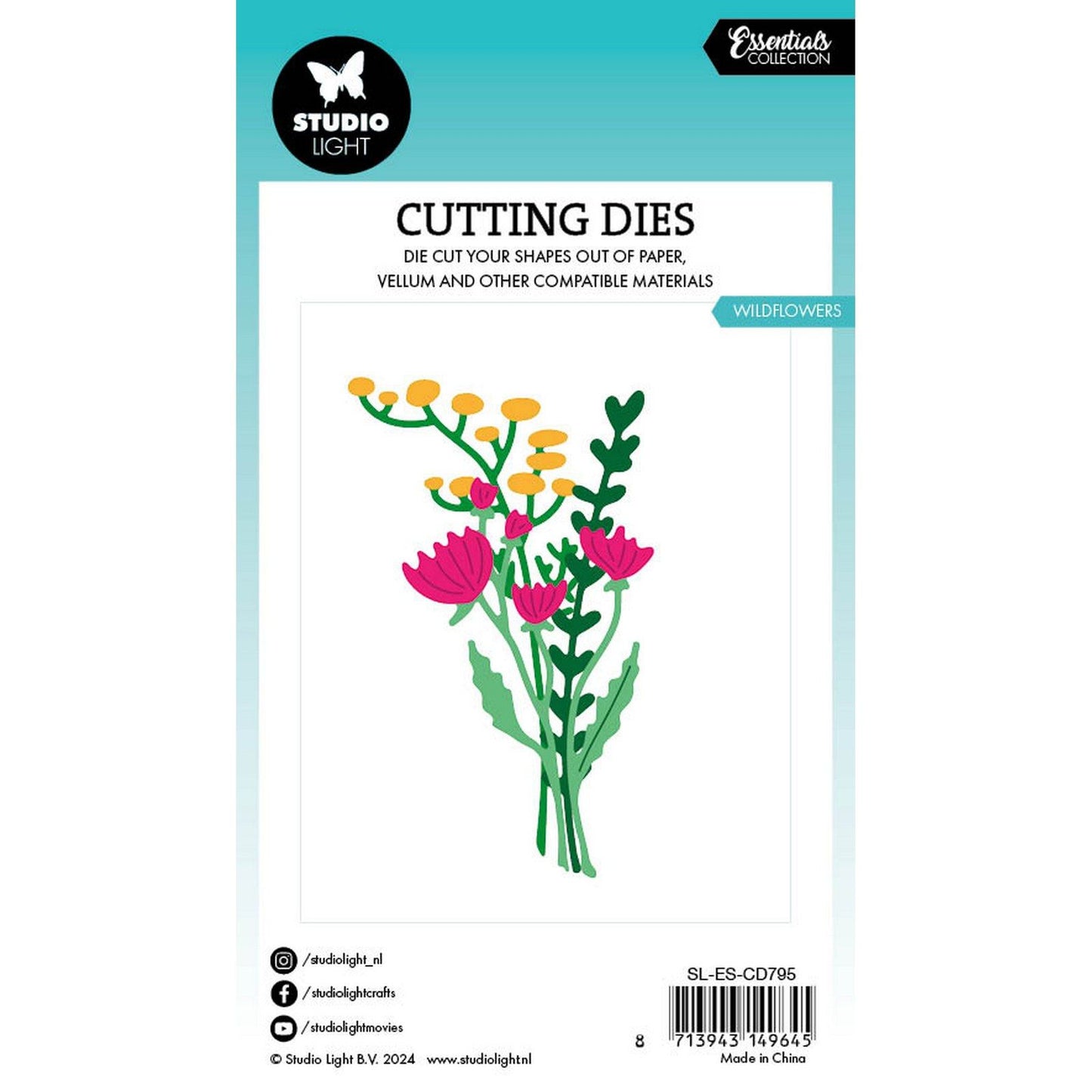 Studio light • essentials cutting die wild flowers