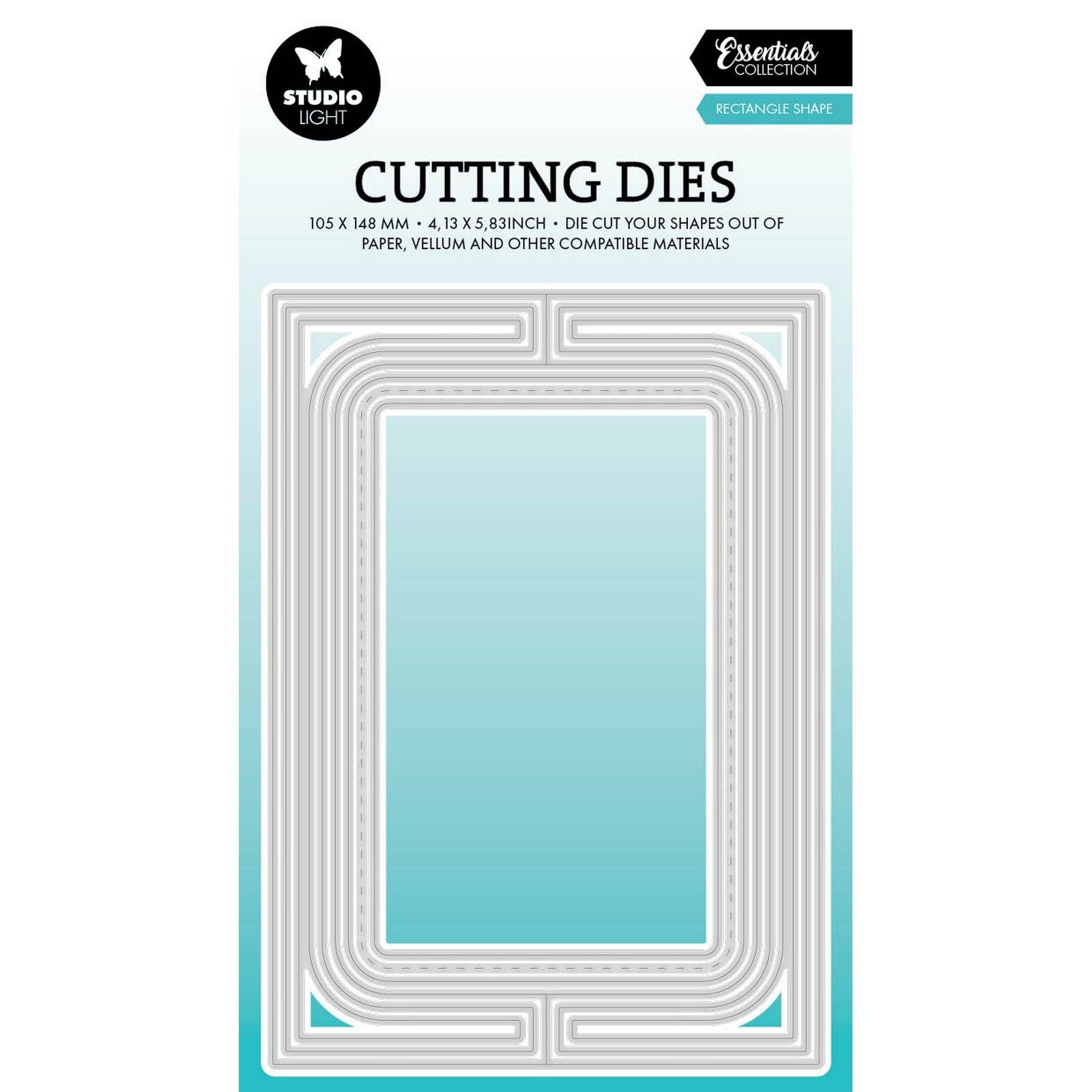 Studio light • essentials cutting dies rectangle card shape