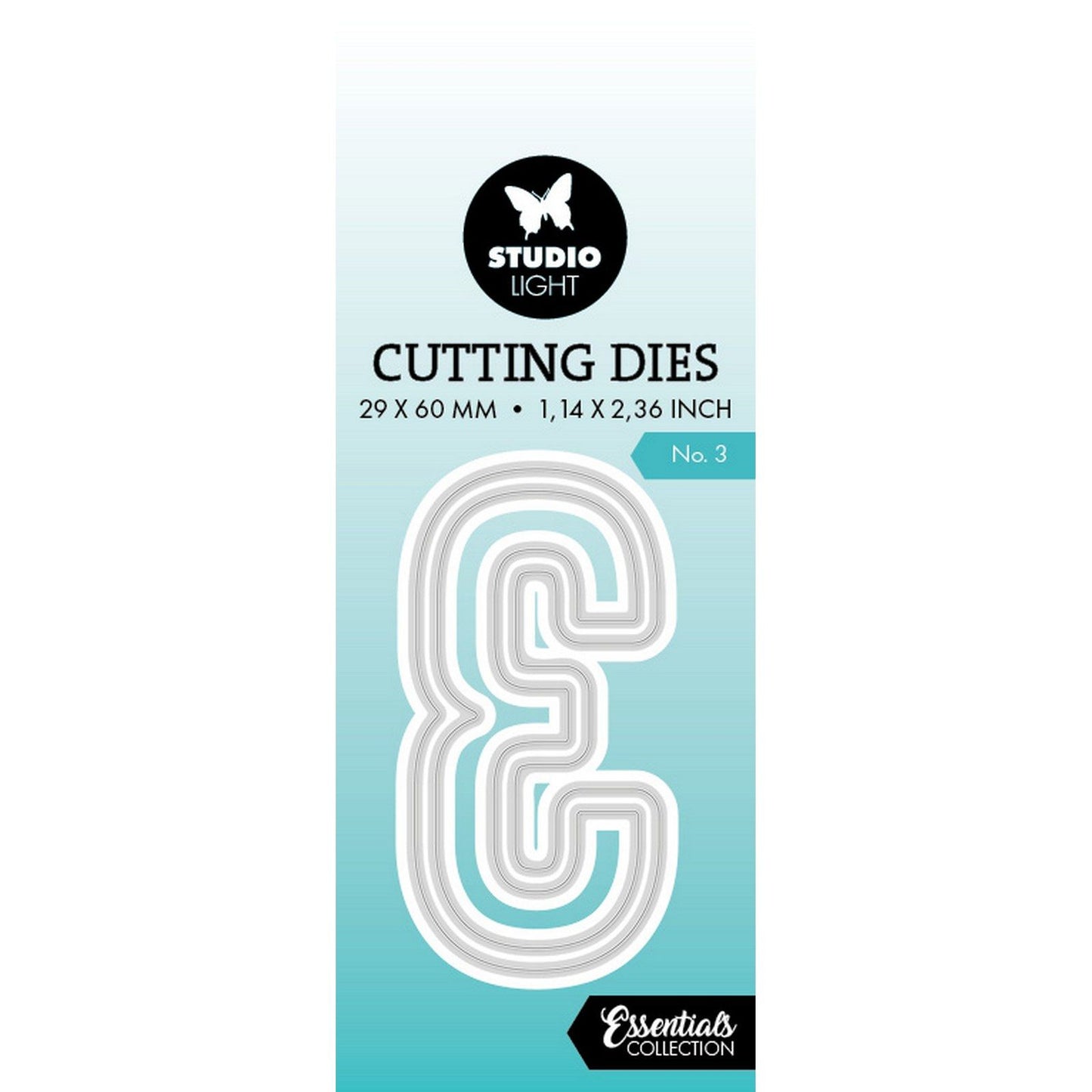 Studio light • essentials cutting die number 3