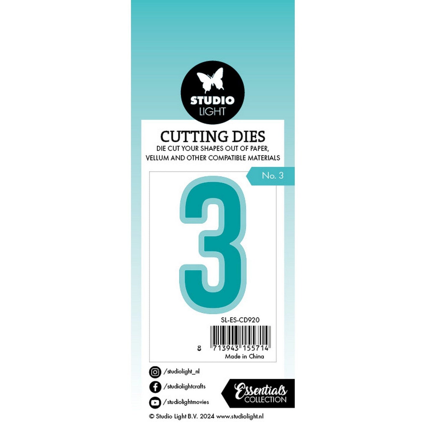 Studio light • essentials cutting die number 3