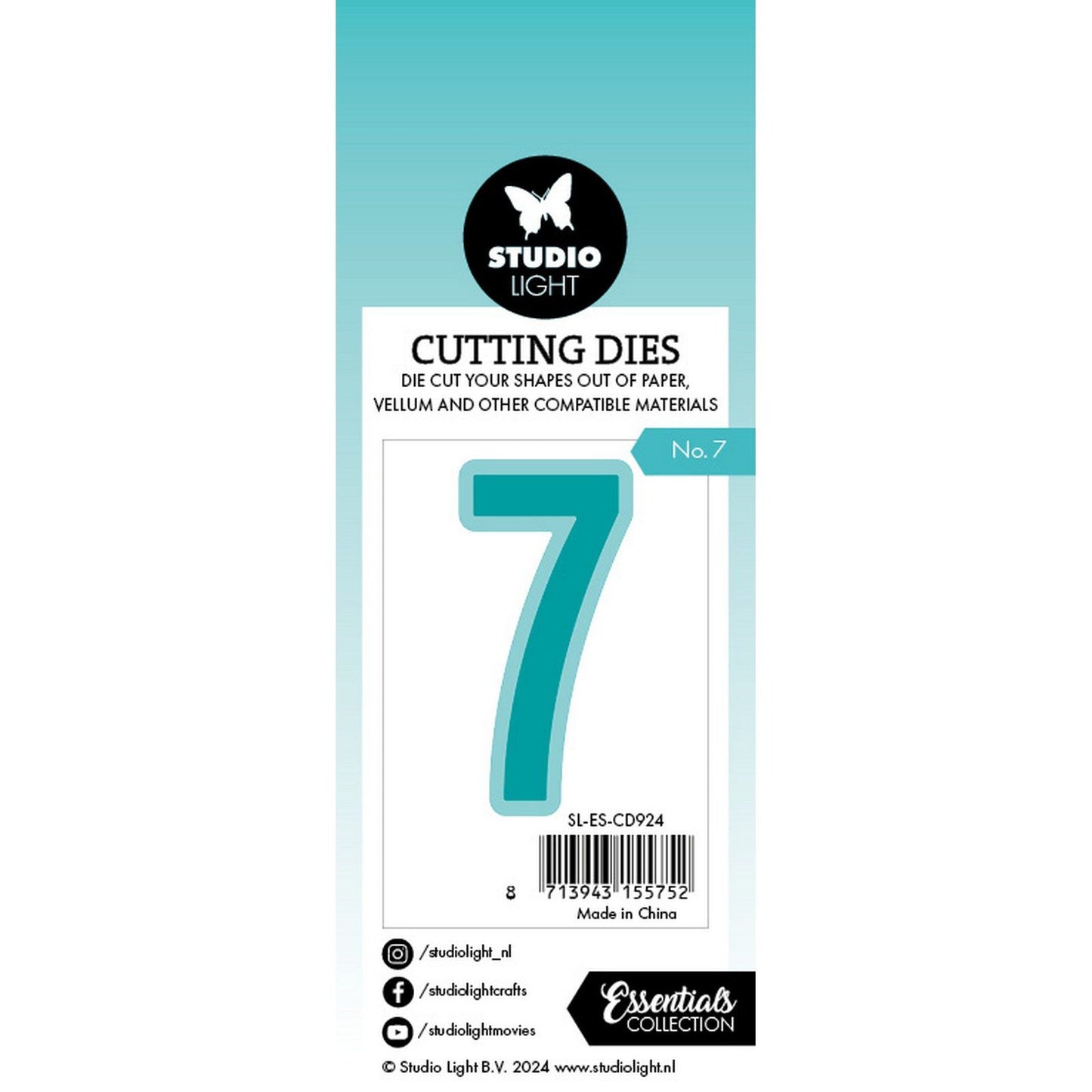 Studio light • essentials cutting die number 7