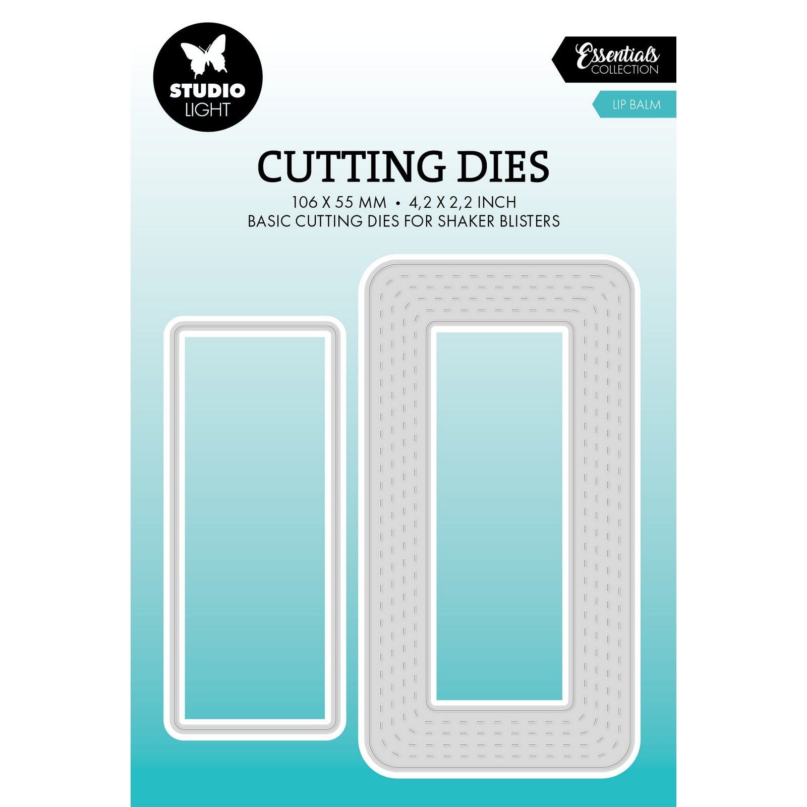 Studio light • essentials cutting die lip balm blister die