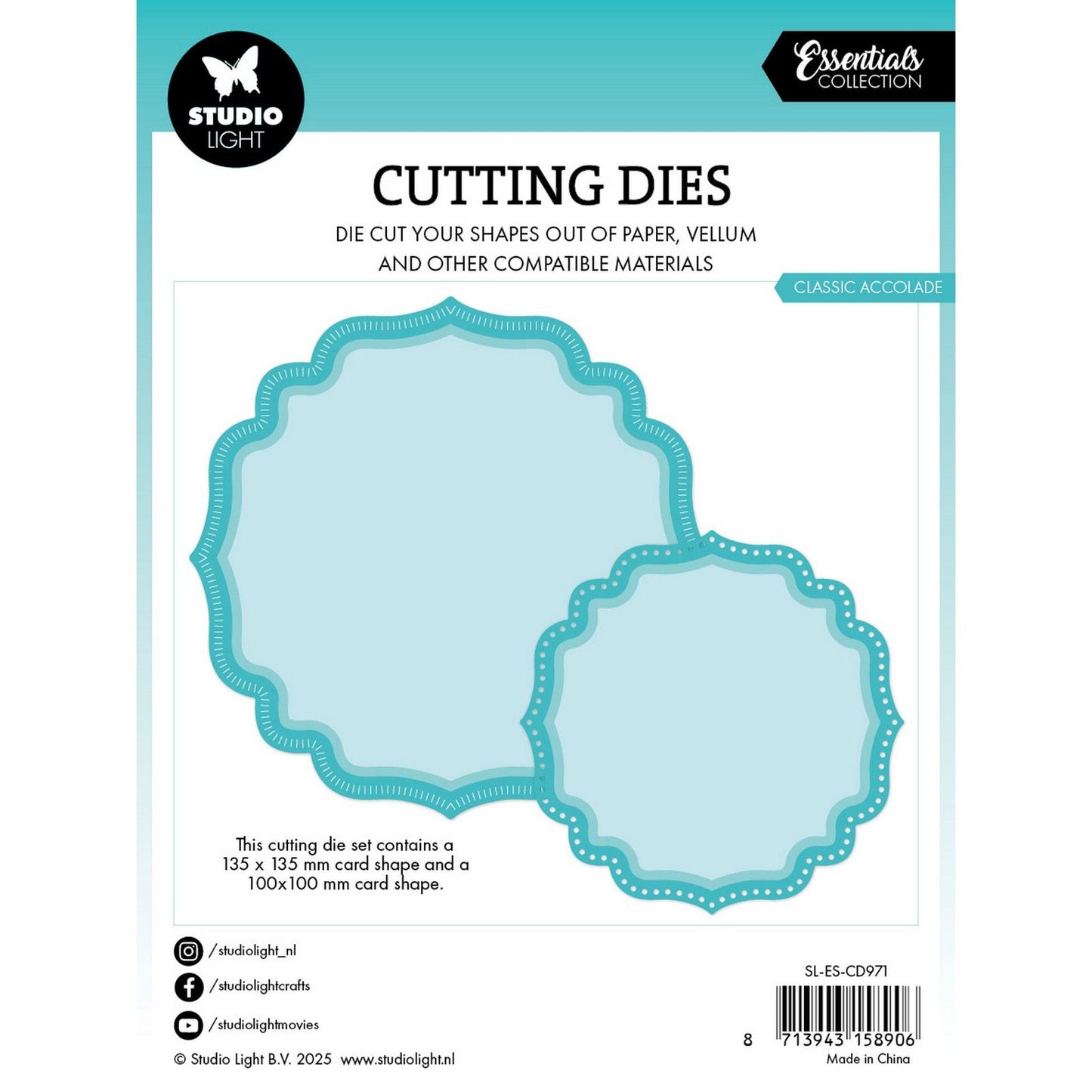 Studio light • essentials cutting die classic accolade