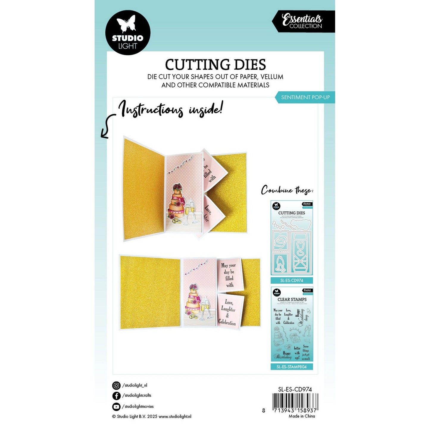 Studio light • essentials cutting die turning pop-out