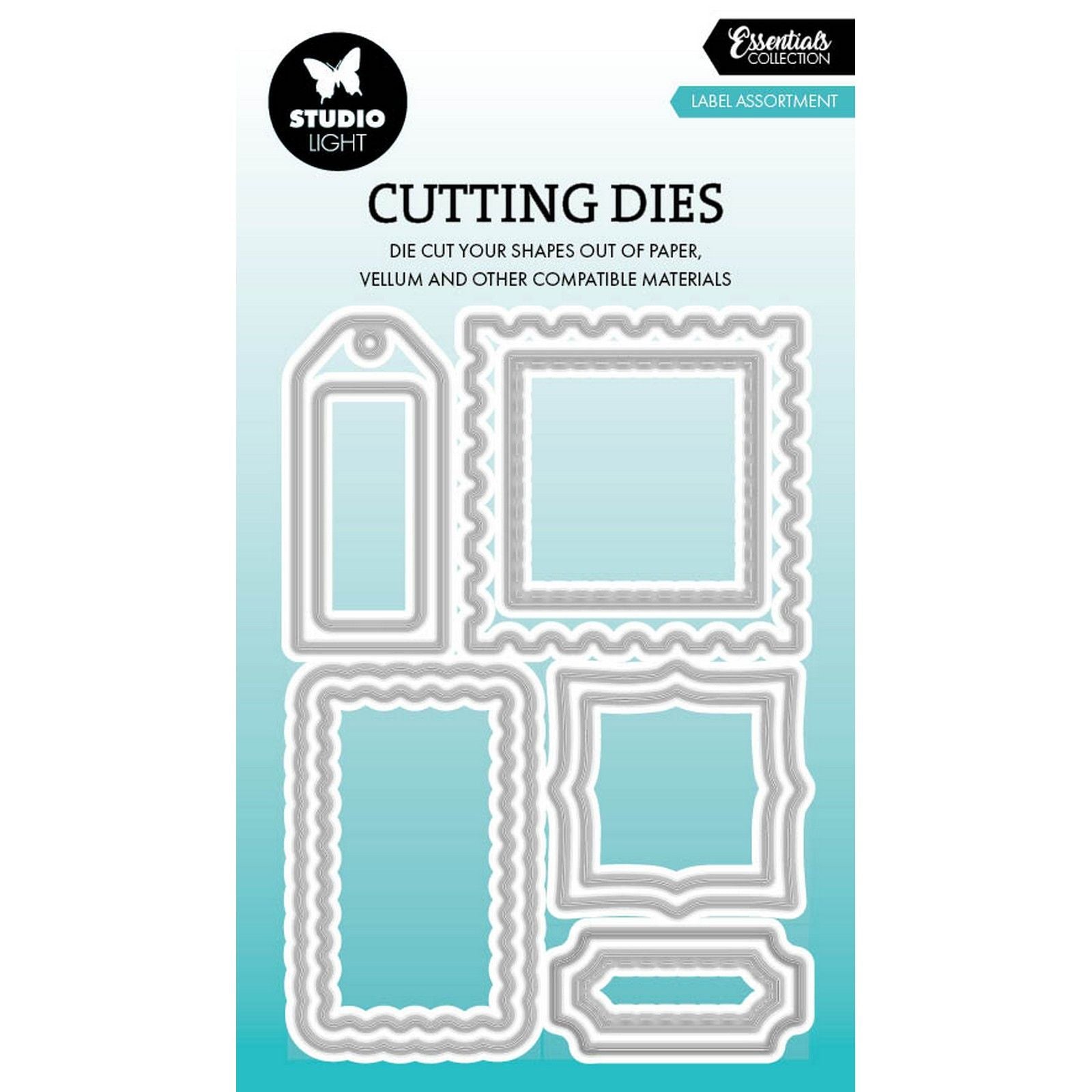 Studio light • essentials cutting die label assortment