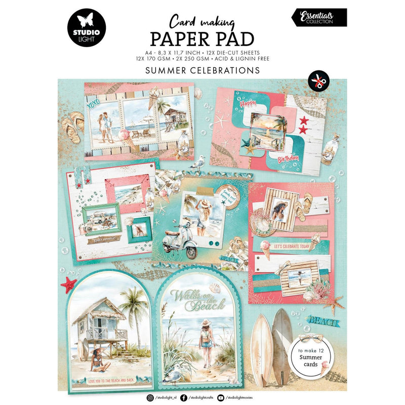 Studio light • essentials card making pad summer celebration