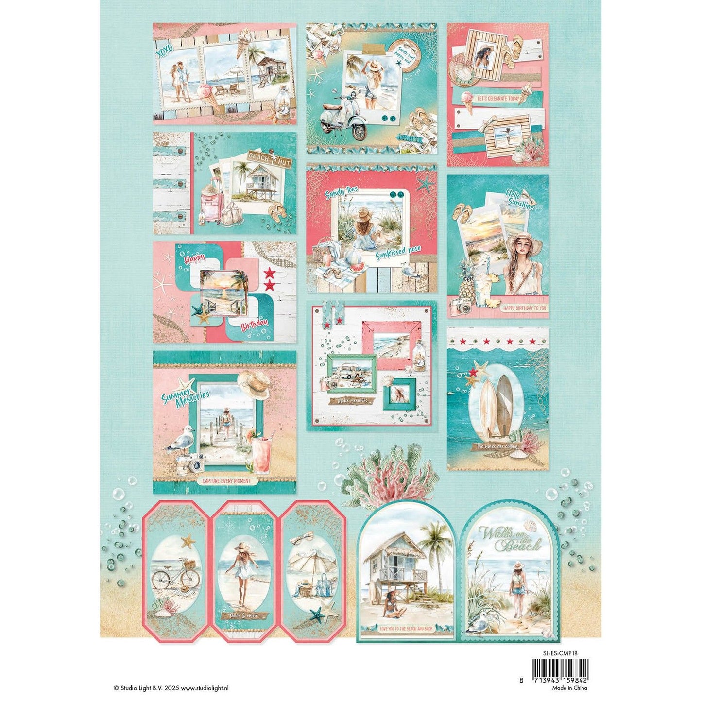 Studio light • essentials card making pad summer celebration