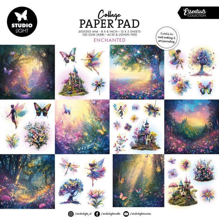 Studio light • essentials collage paper pad enchanted