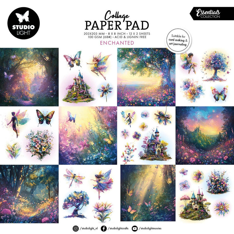 Studio light • essentials collage paper pad enchanted