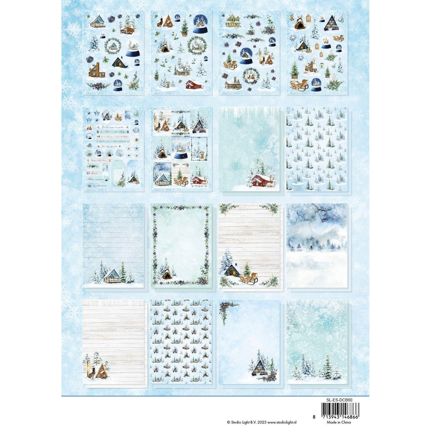 Studio light • essentials diy block winter scene
