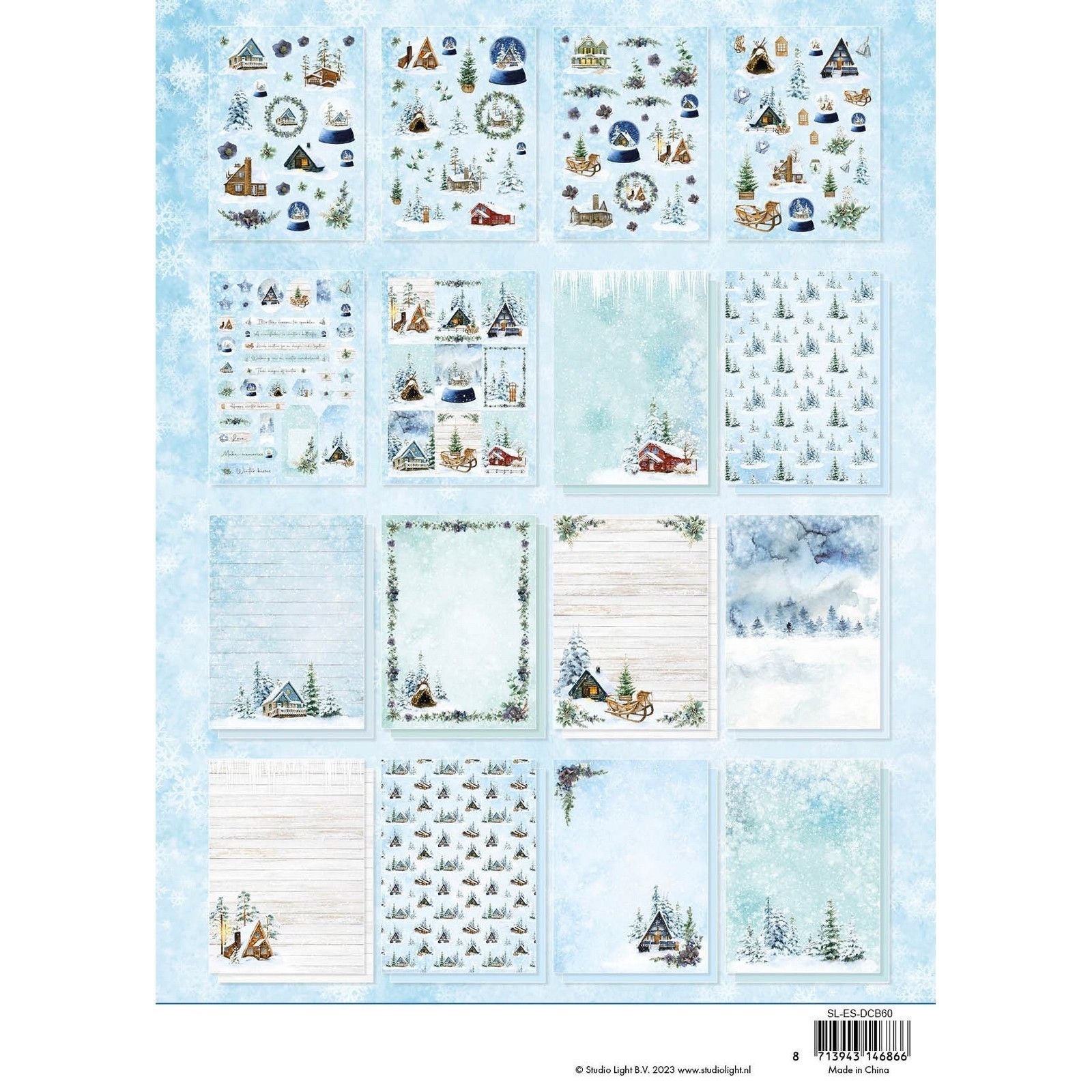 Studio light • essentials diy block winter scene