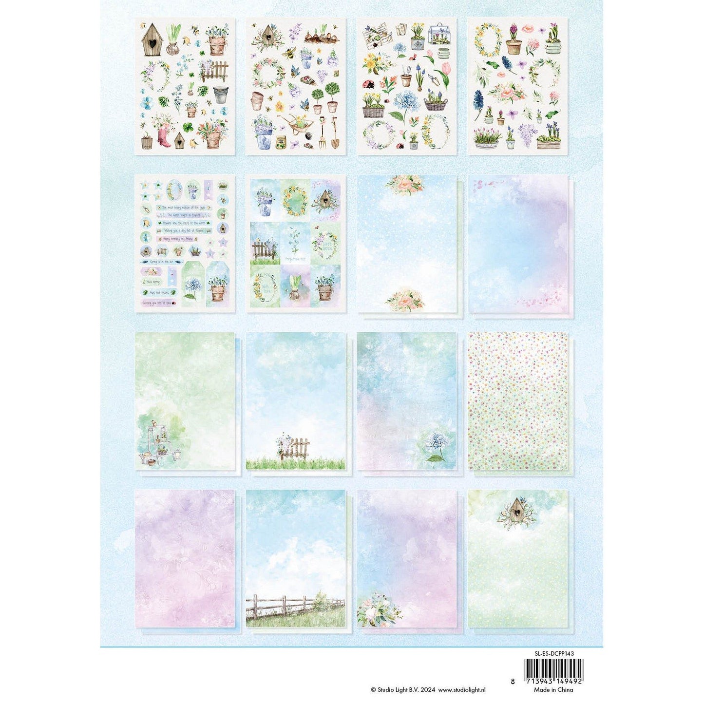 Studio light • essentials die-cut paper pad garden season