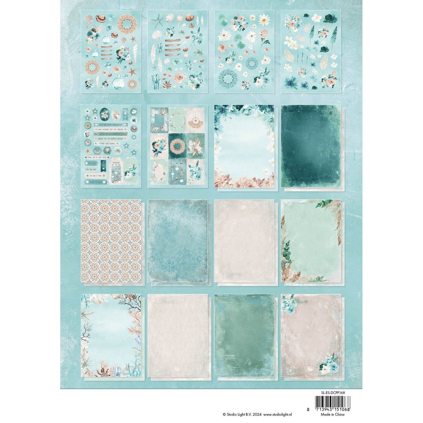 Studio light • essentials die-cut paper pad ocean boho