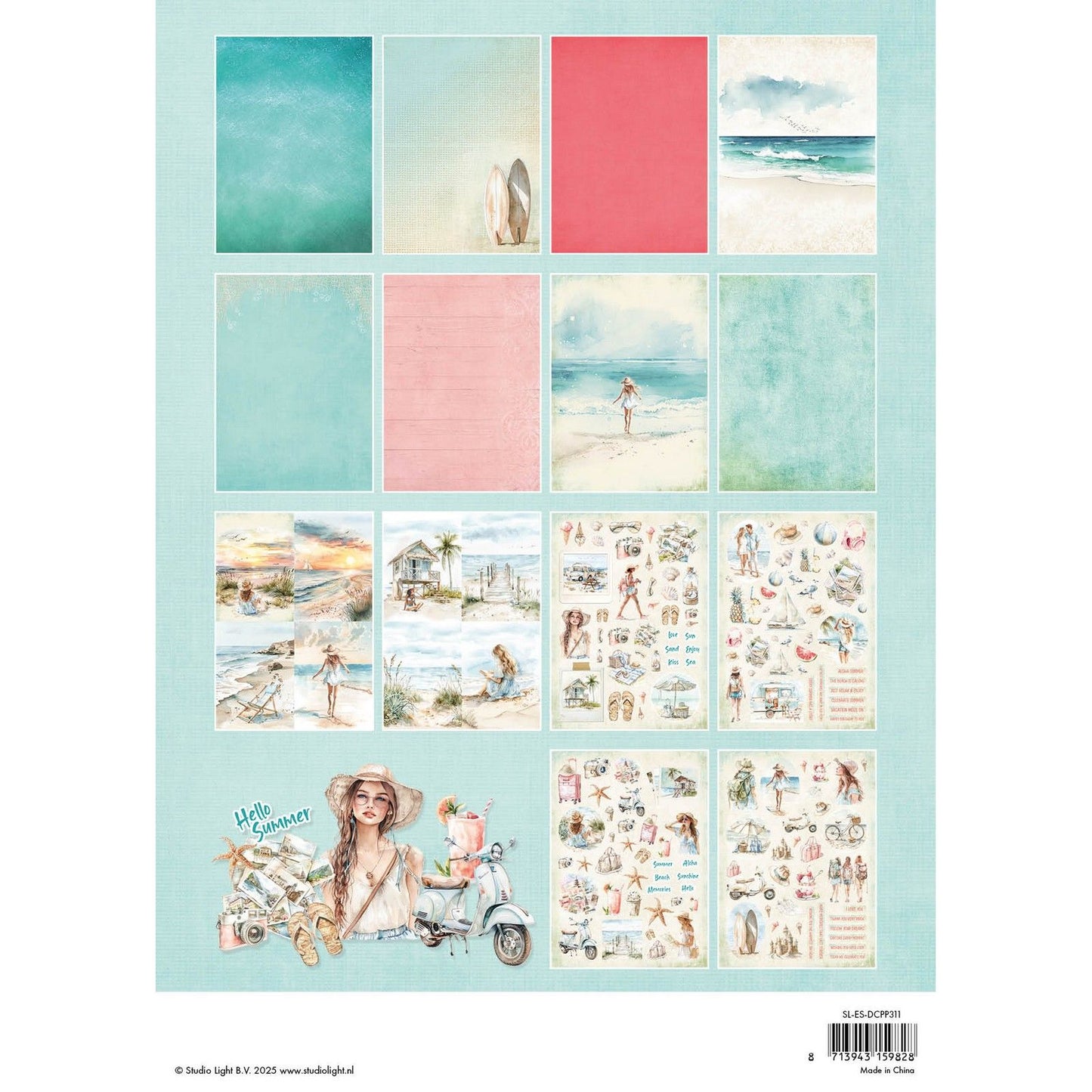 Studio light • essentials die-cut paper pad summer celebration