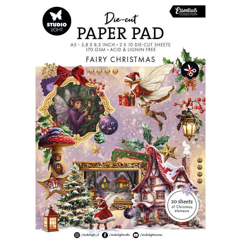 Studio light • essentials die-cut paper pad fairy christmas