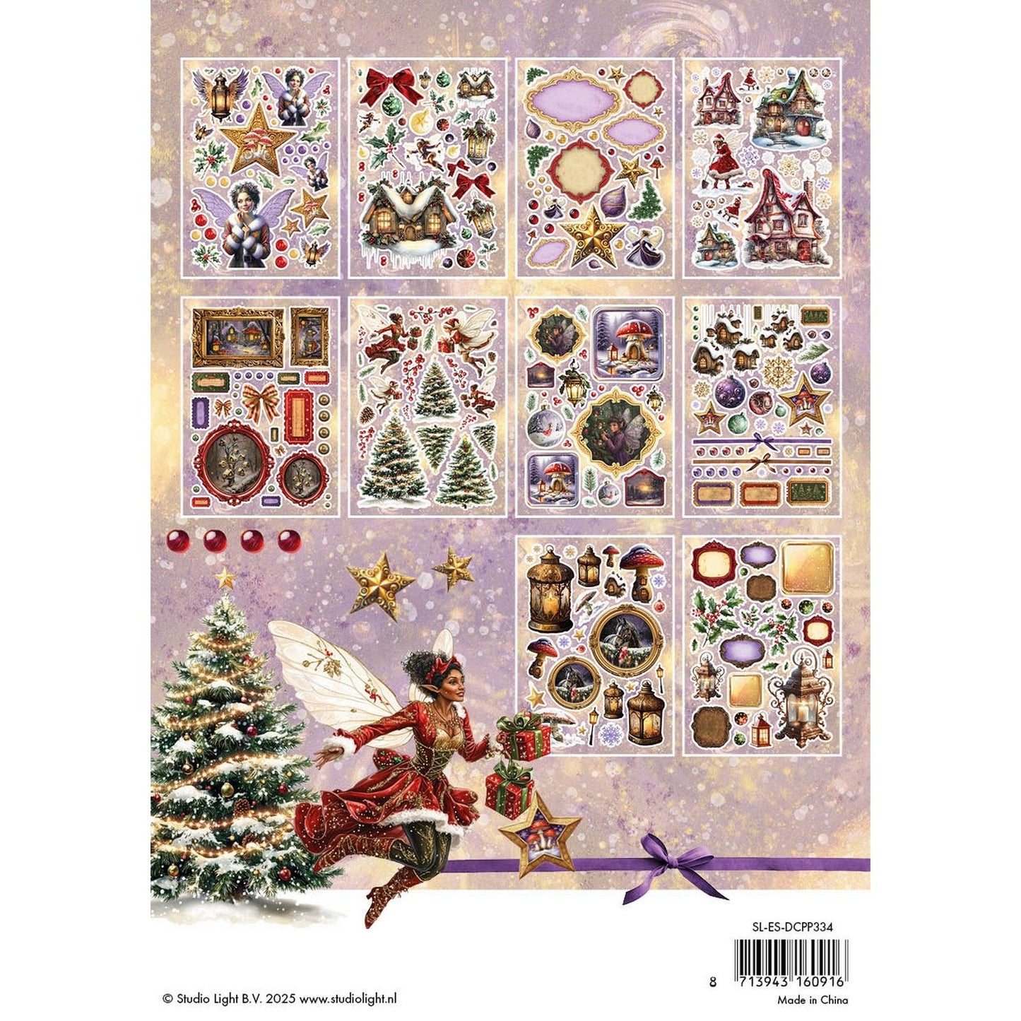 Studio light • essentials die-cut paper pad fairy christmas