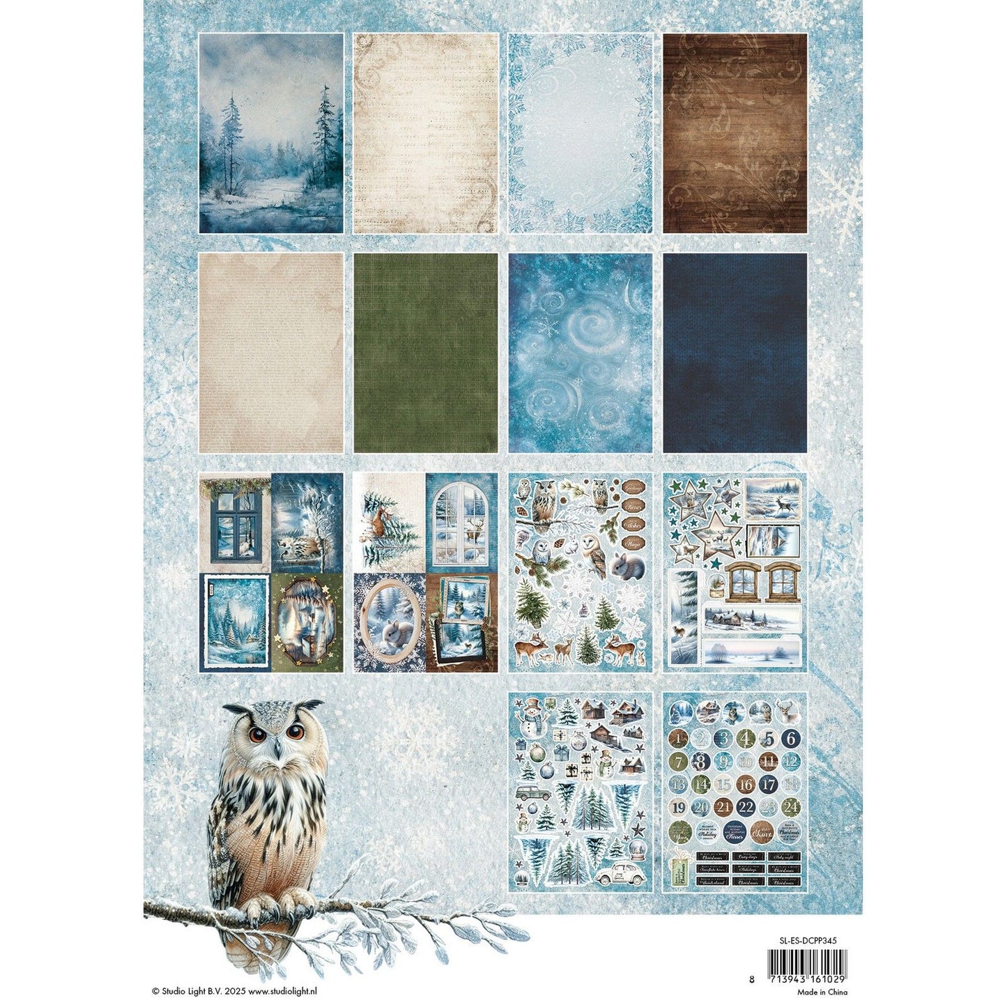 Studio light • essentials die-cut paper pad winter wonderland