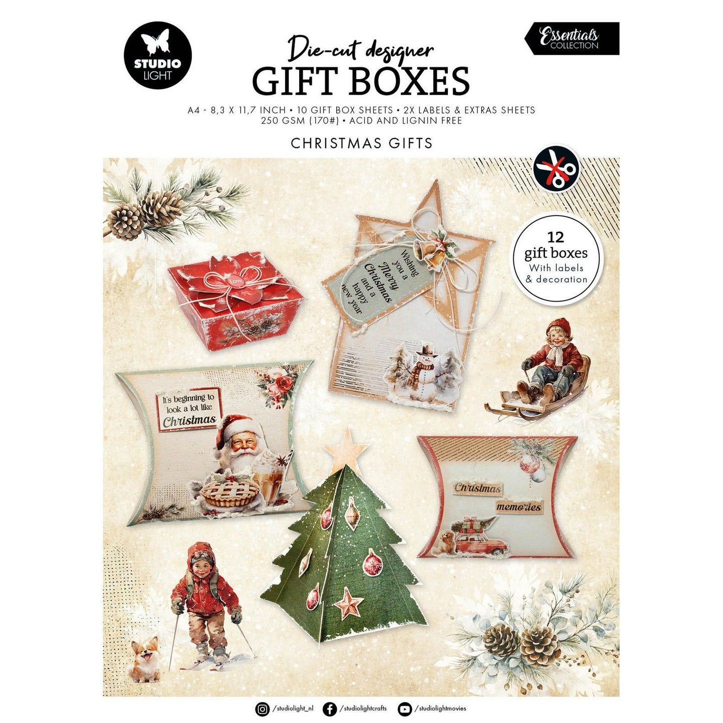 Studio light • essentials diy giftboxes christmas gifts