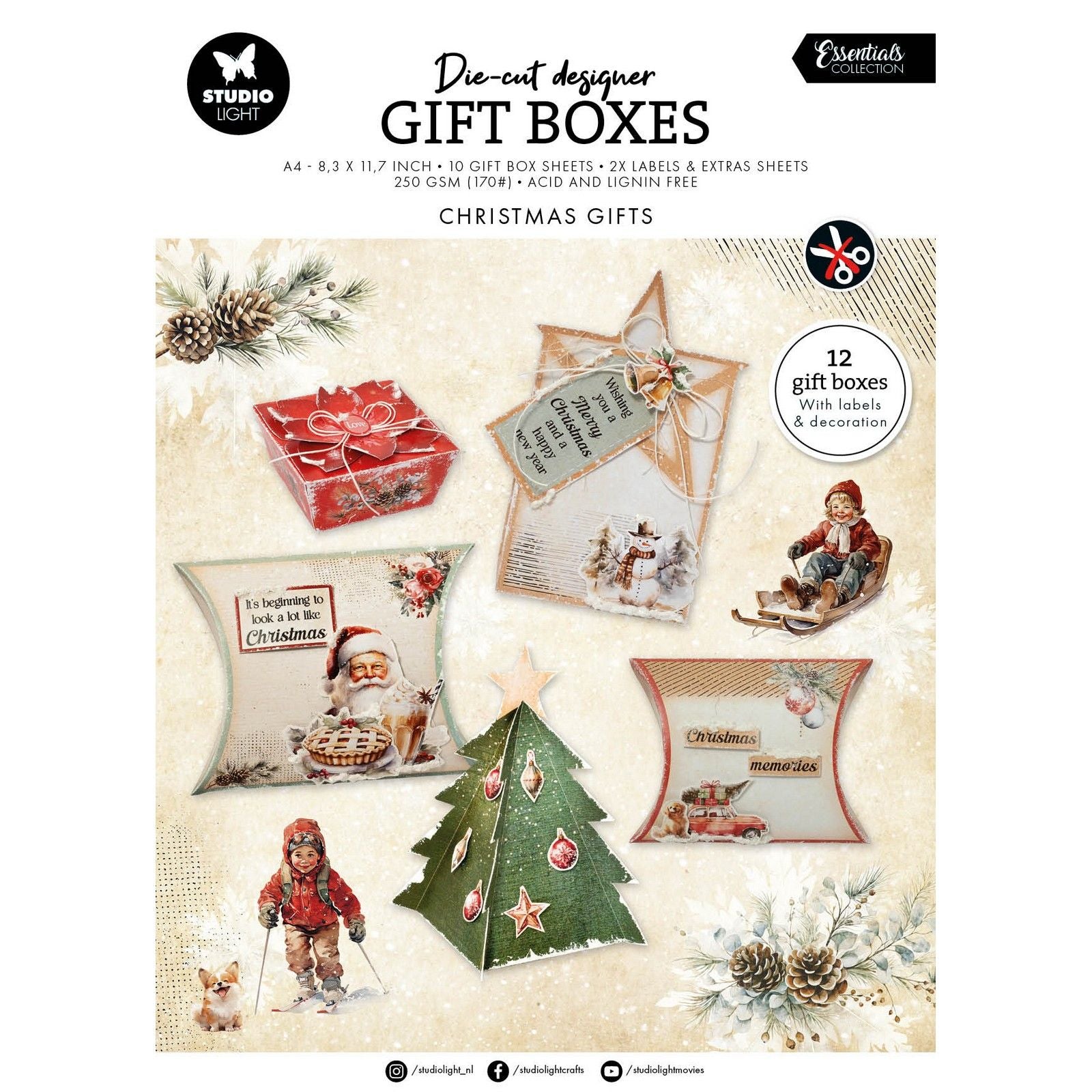 Studio light • essentials diy giftboxes christmas gifts