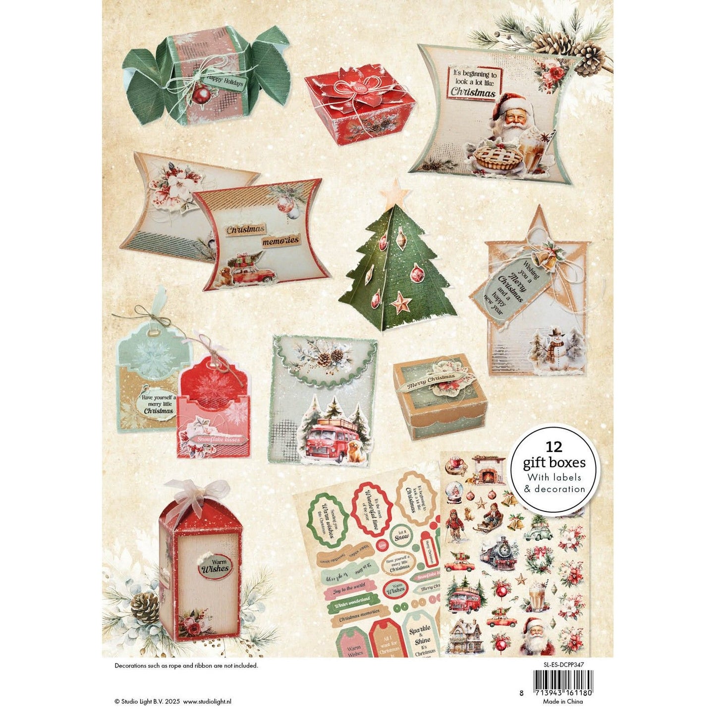 Studio light • essentials diy giftboxes christmas gifts