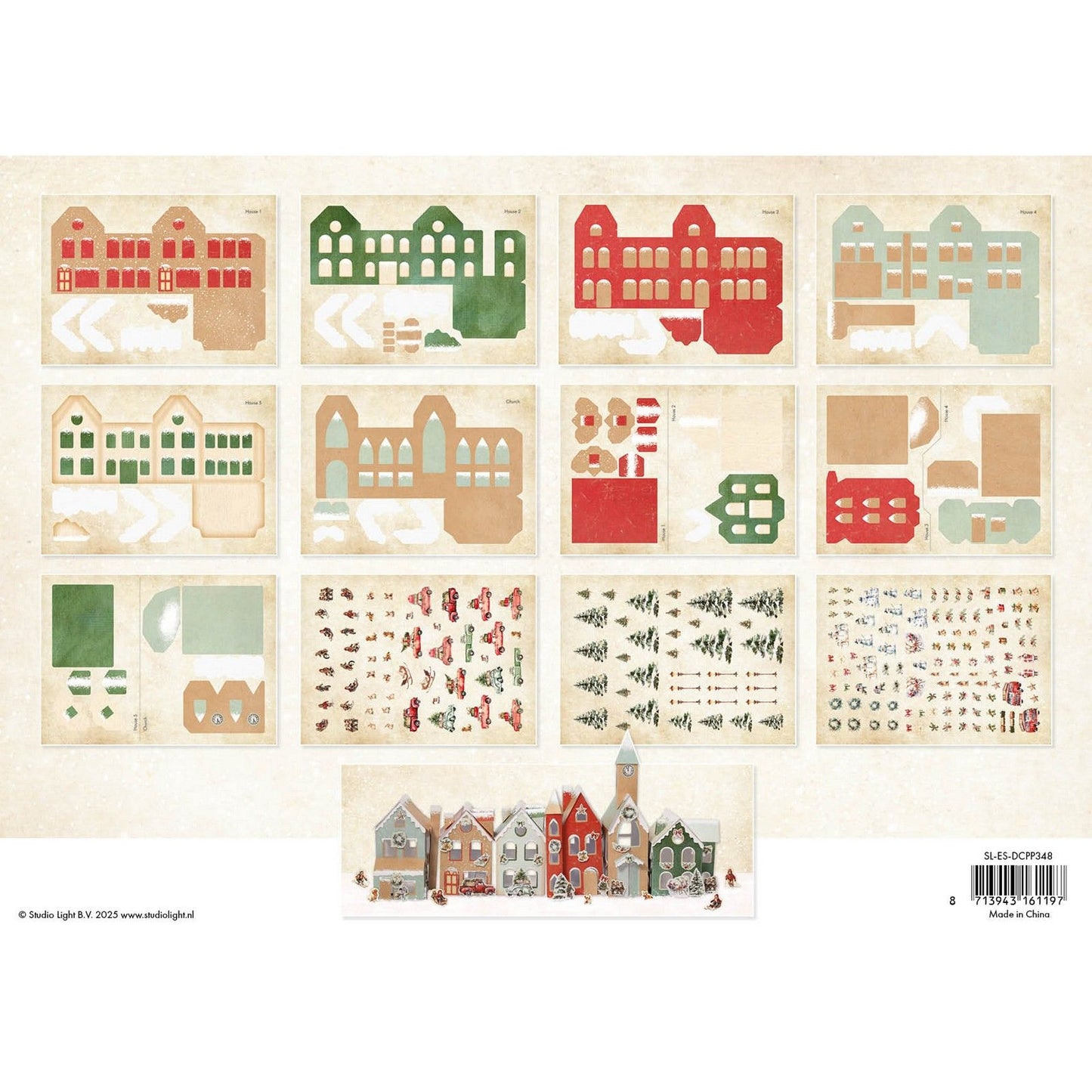Studio light • essentials diy village christmas village