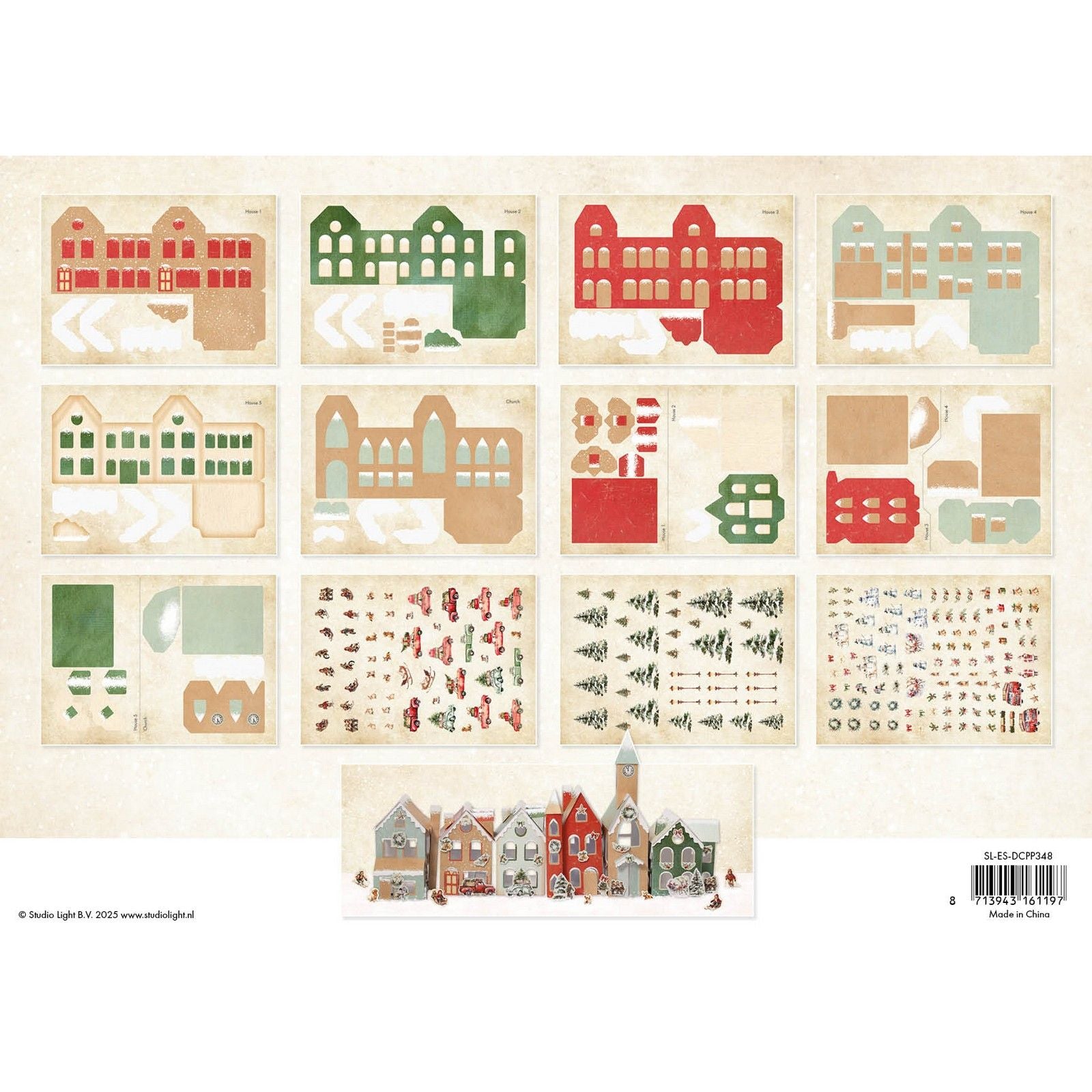 Studio light • essentials diy village christmas village