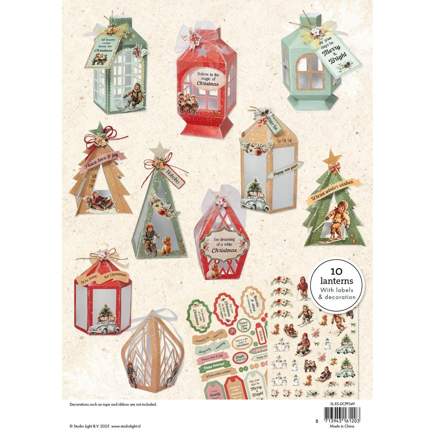 Studio light • essentials diy lanterns sparkling christmas