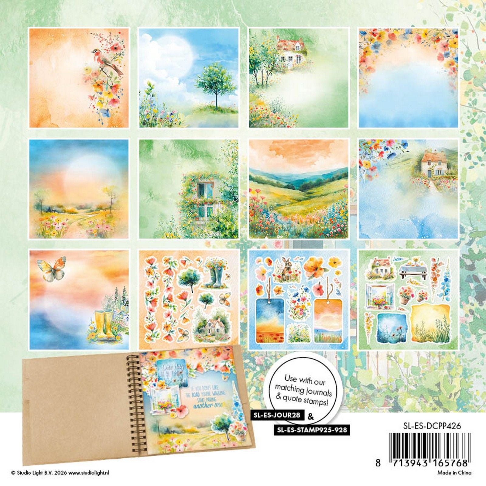 Studio light • essentials designer paper pad paper elements summer meadow