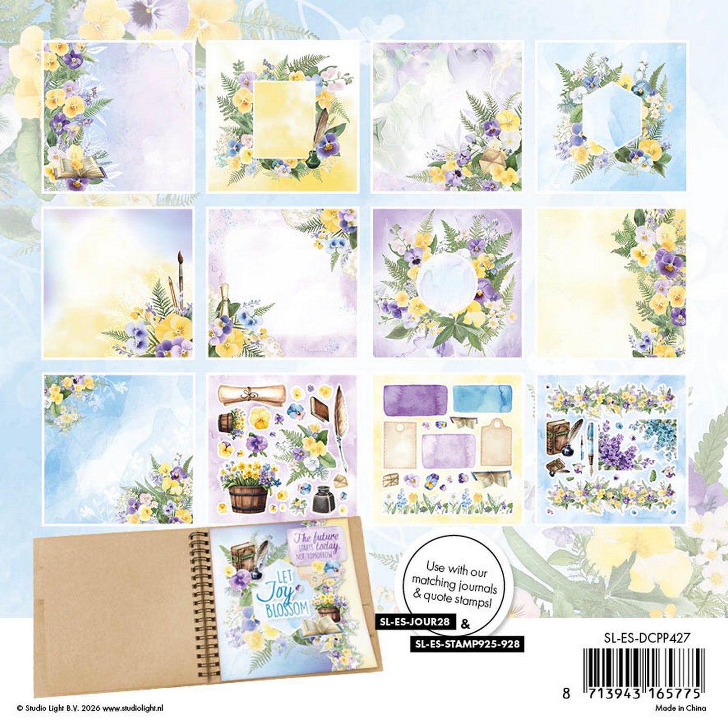Studio light • essentials designer paper pad paper elements violet musings