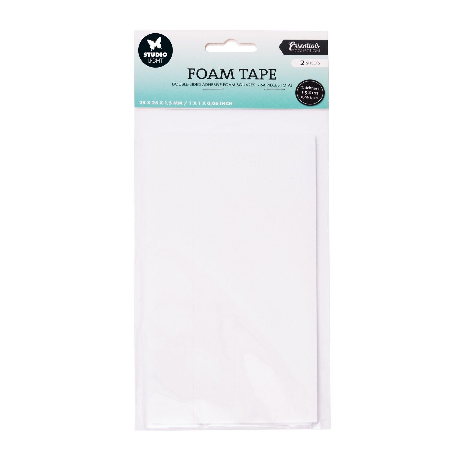 Studio light • essentials tools doublesided foam tape blocks 25x25mm
