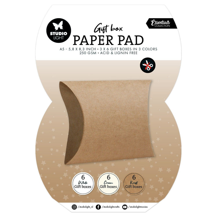 Studio light • essentials giftbox paper pad pillowbox