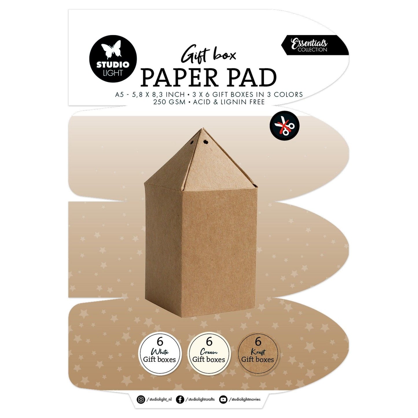 Studio light • essentials giftbox paper pad giftbox