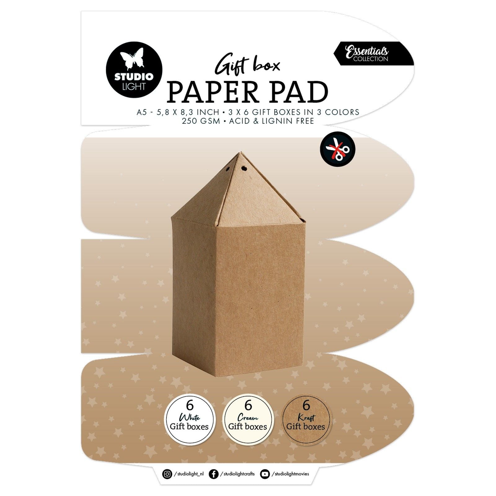 Studio light • essentials giftbox paper pad giftbox