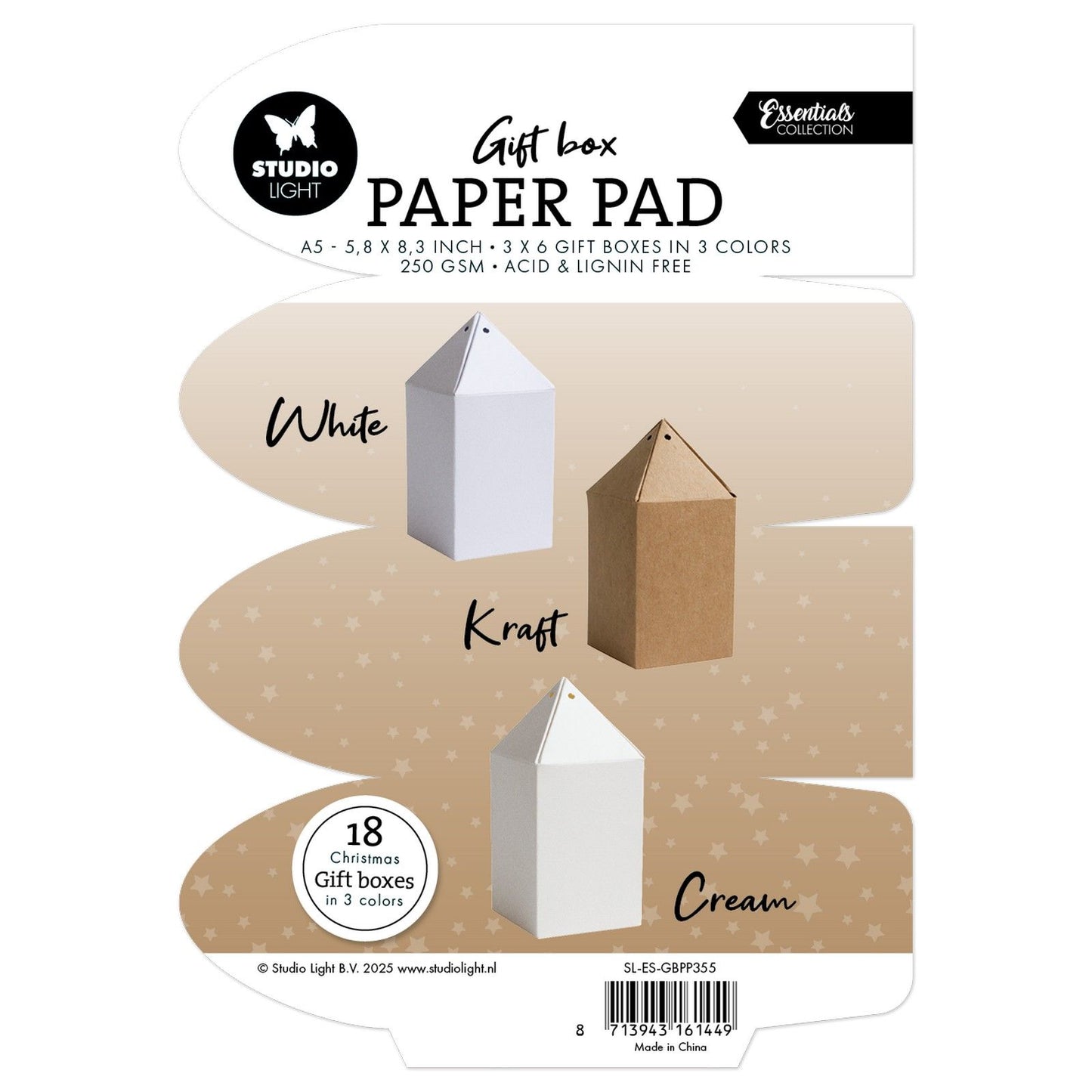 Studio light • essentials giftbox paper pad giftbox