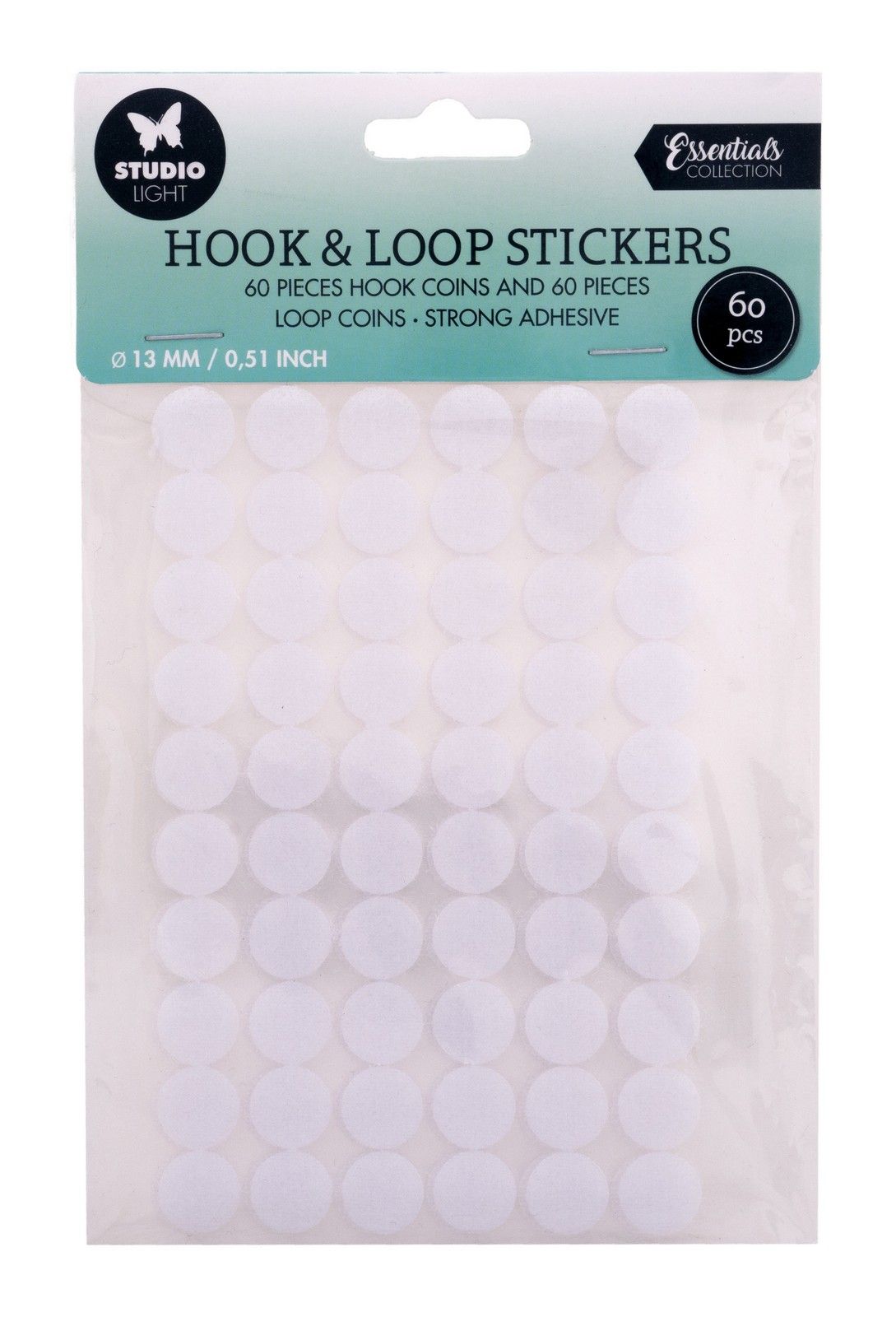 Studio light • essentials hook loop stickers round 13mm