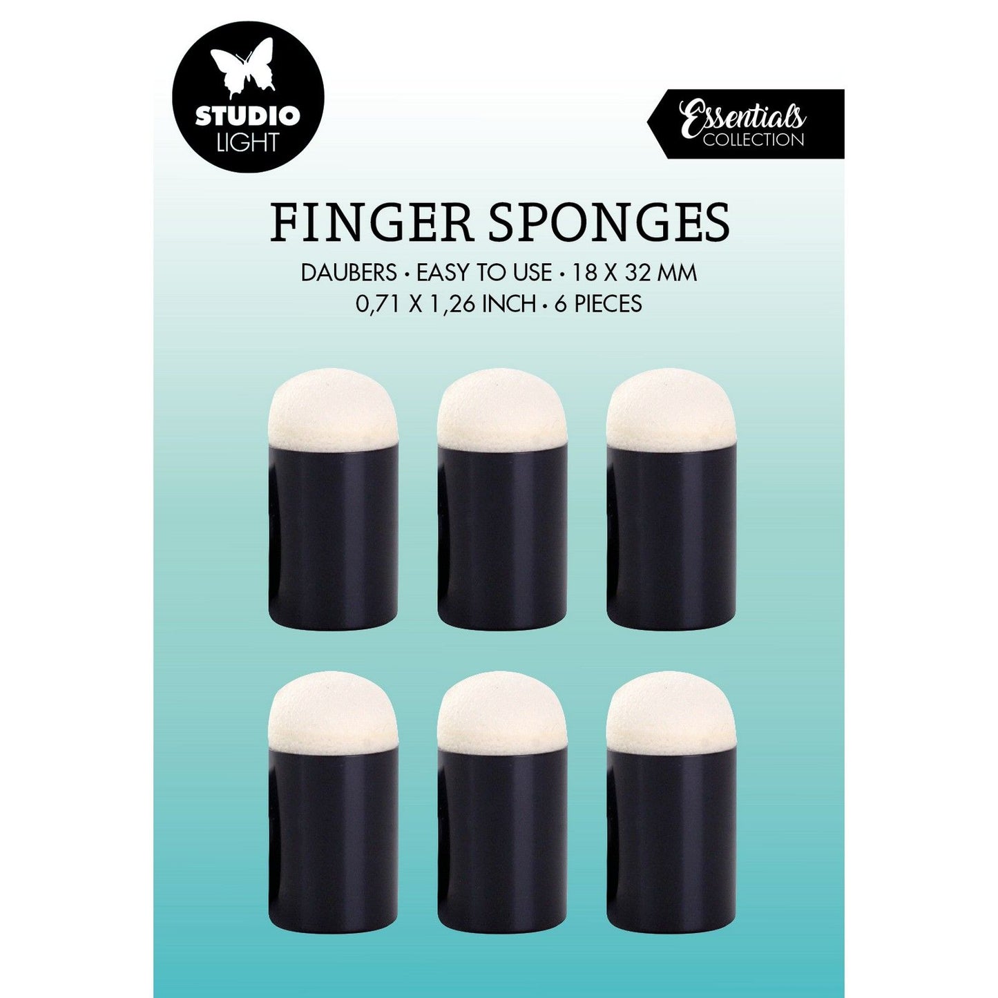 Studio light • essentials tools finger sponges daubers
