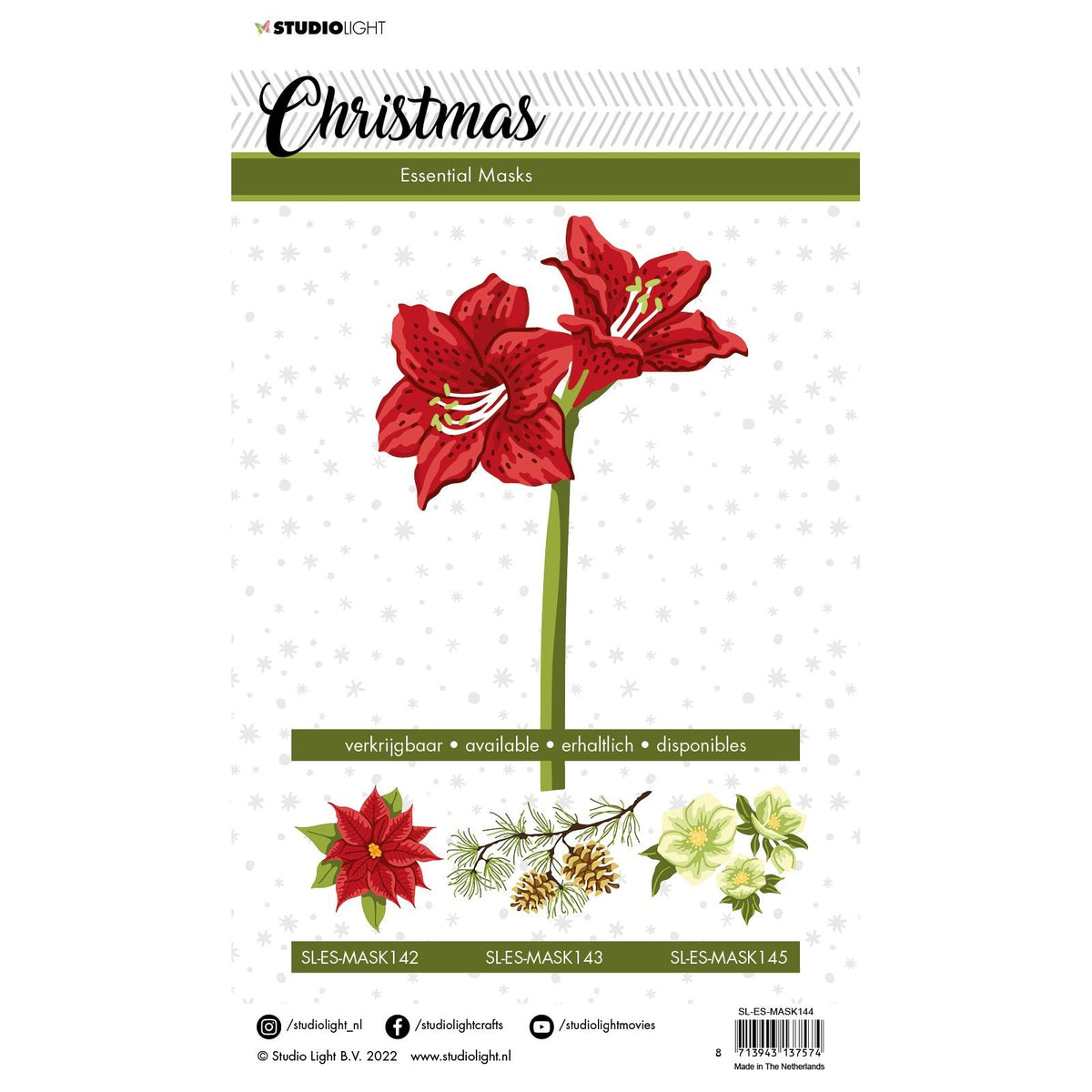 Studio light • essentials mask stencil amaryllis