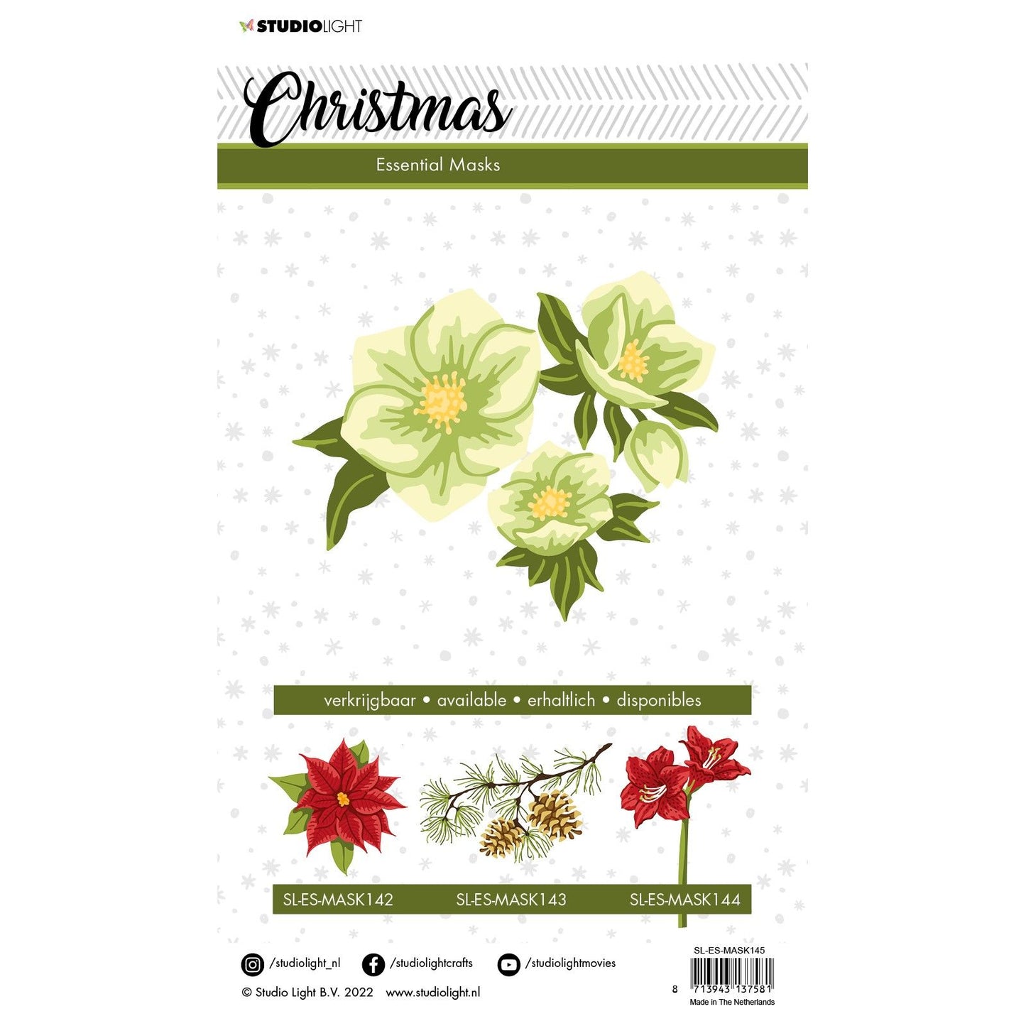 Studio light • essentials mask stencil helleborus