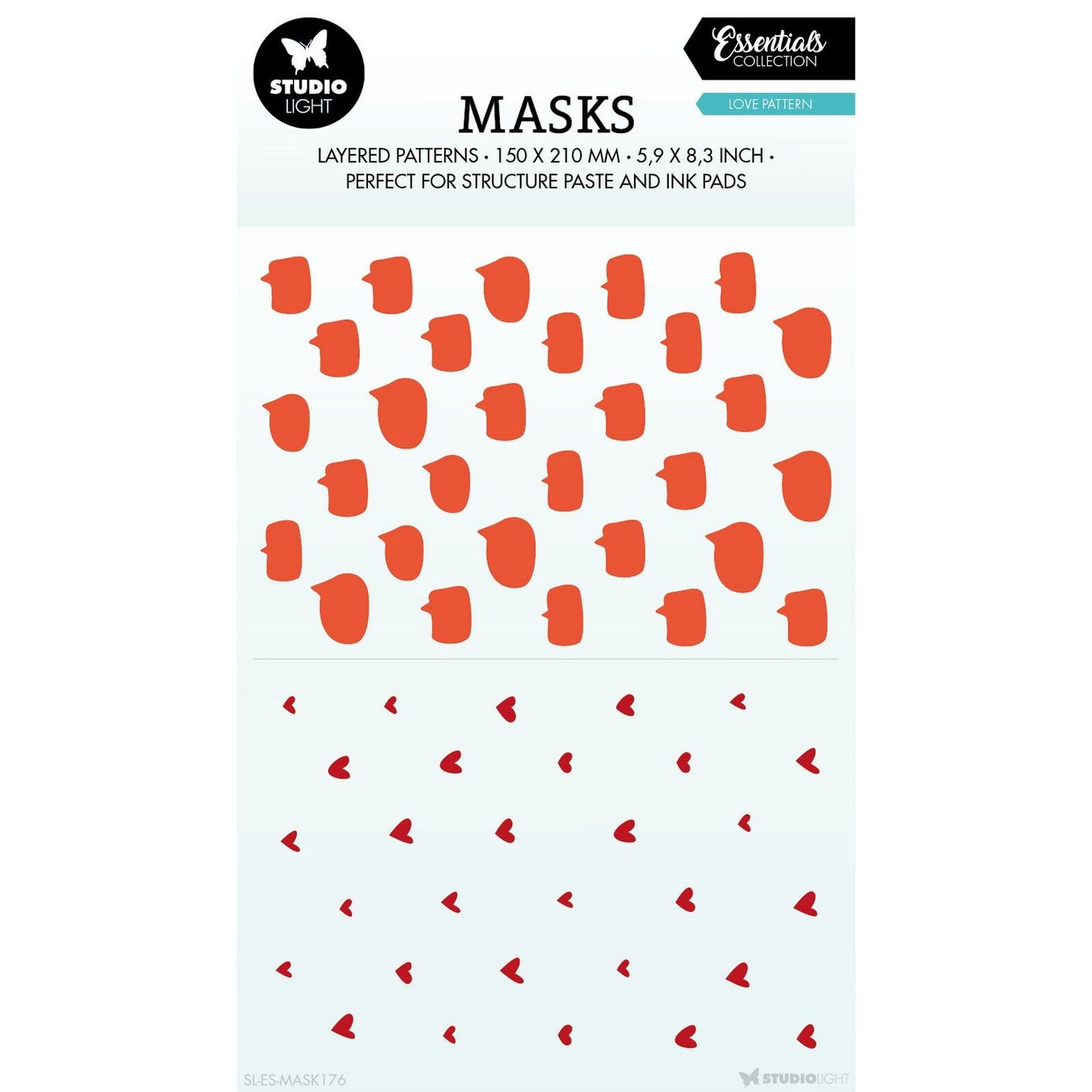 Studio light • essentials mask stencil love