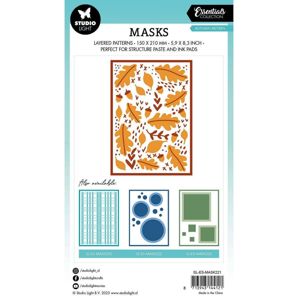 Studio light • essentials mask autumn pattern