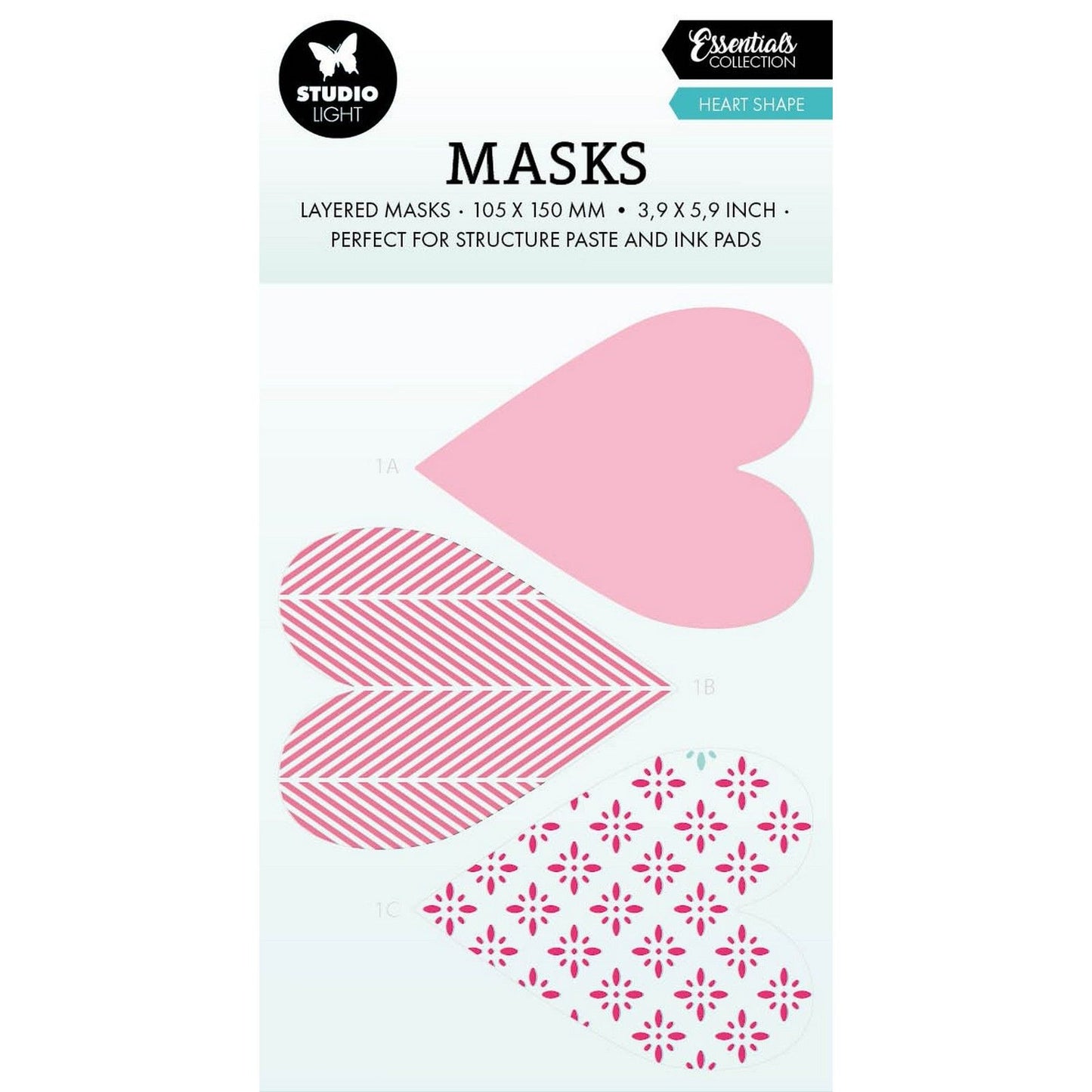 Studio light • essentials masks heart shape