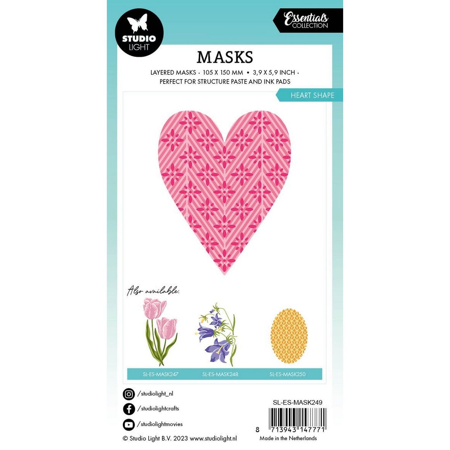 Studio light • essentials masks heart shape