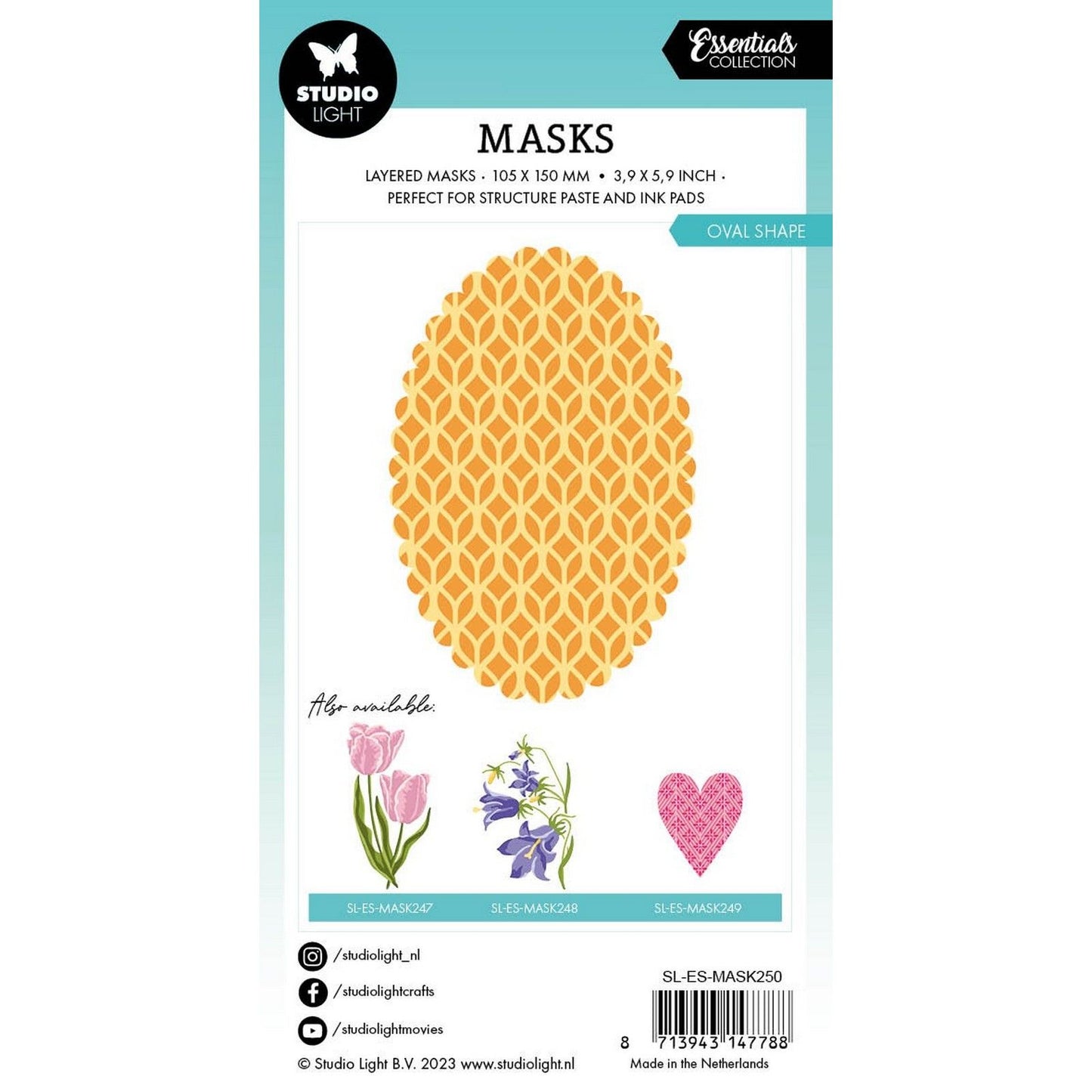 Studio light • essentials masks oval shape