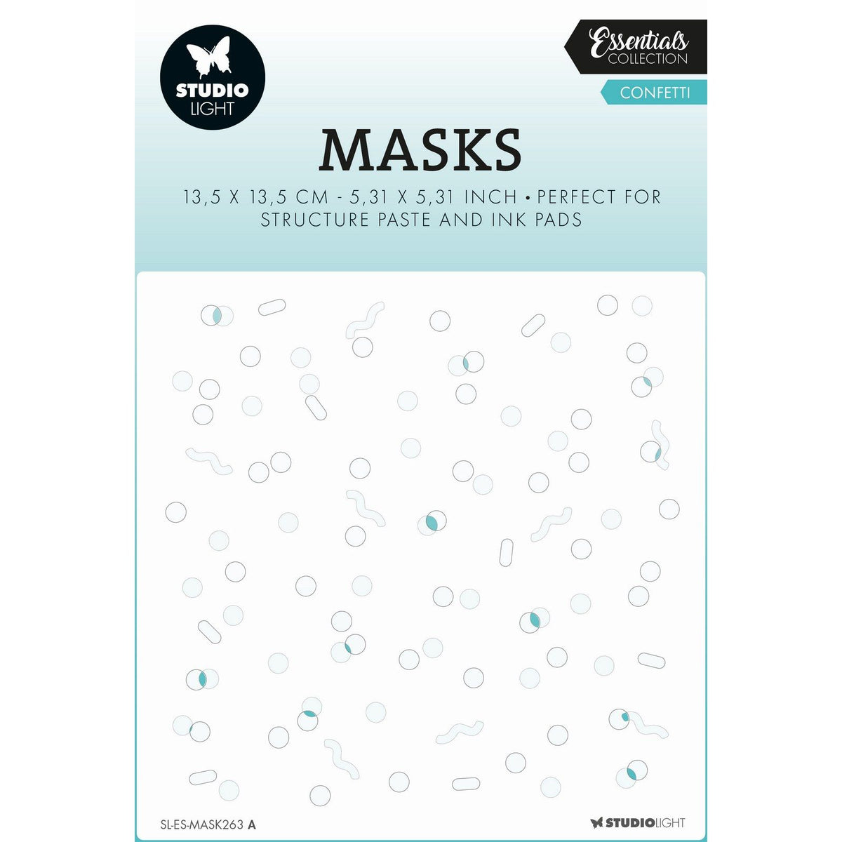 Studio light • essentials mask stencil confetti