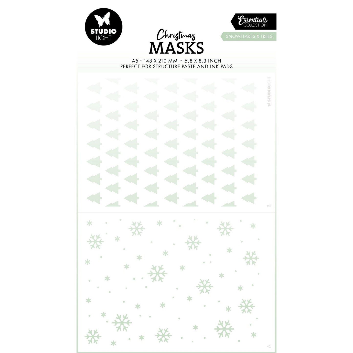 Studio light • essentials mask snowflakes trees