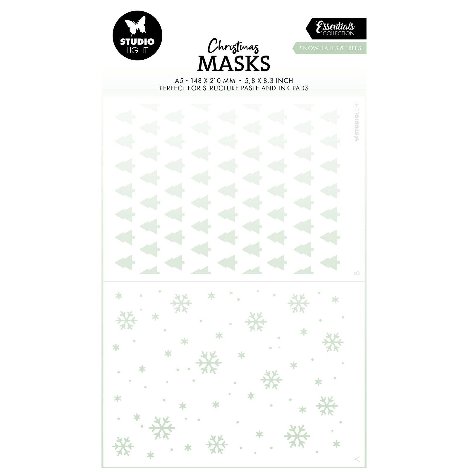 Studio light • essentials mask snowflakes trees