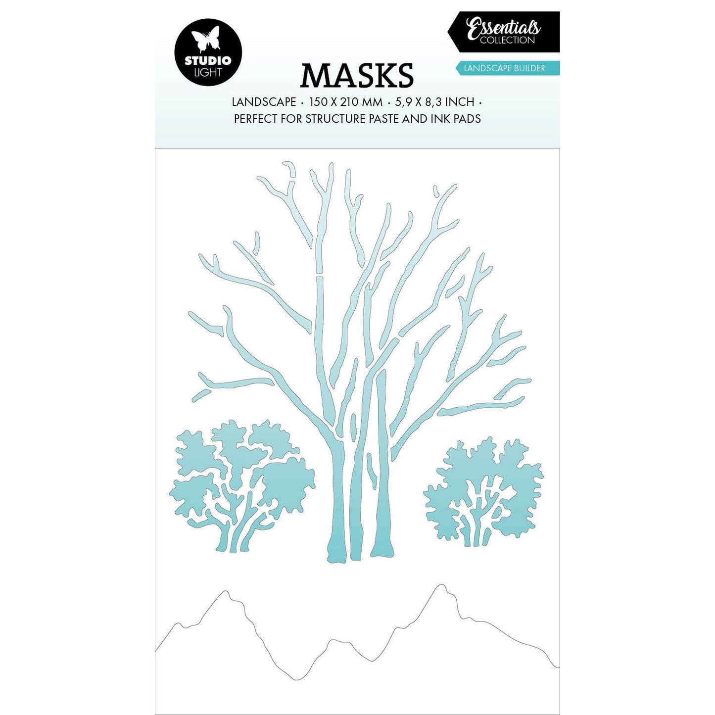 Studio light • essentials mask stencil landscape builder
