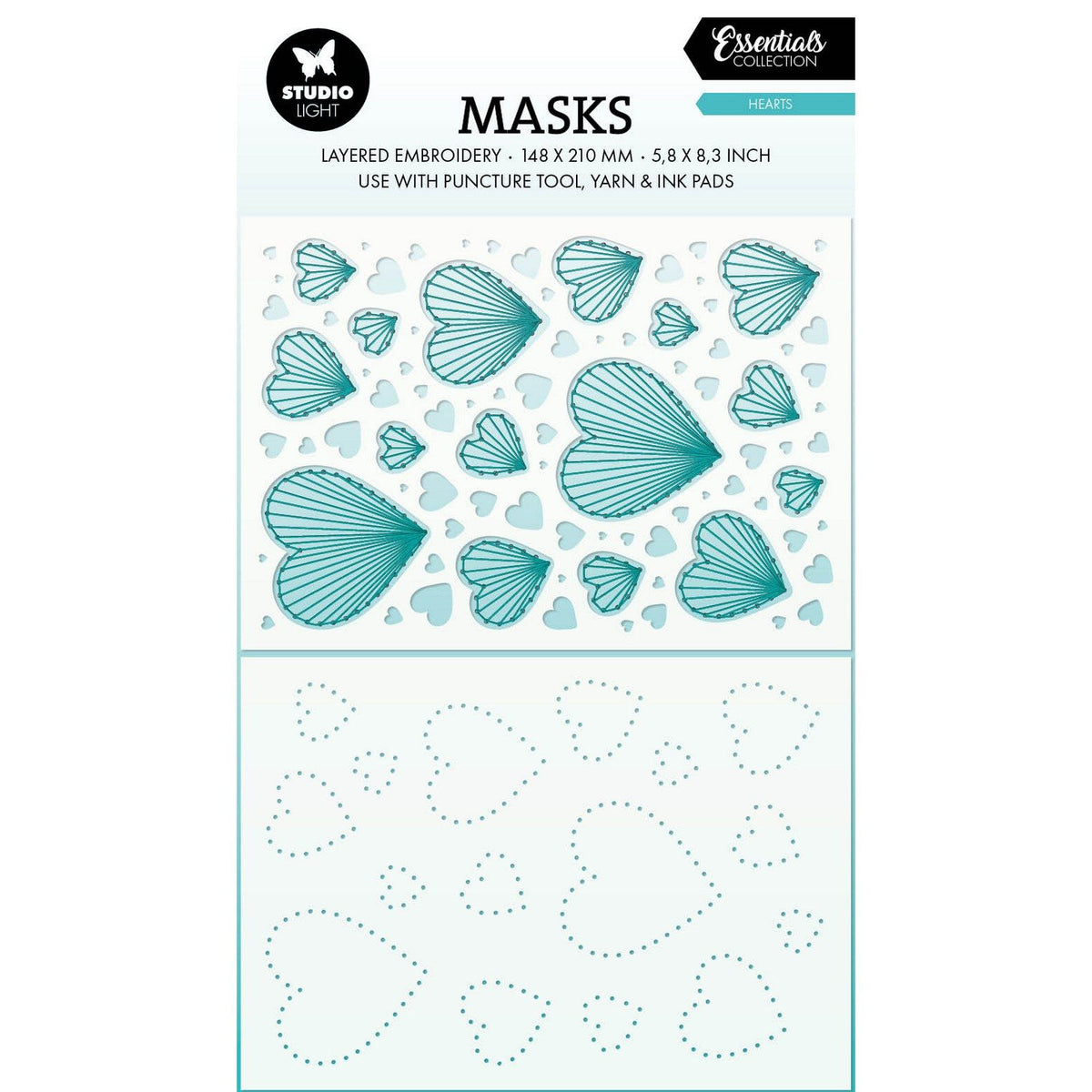 Studio light • essentials puncture tool mask hearts