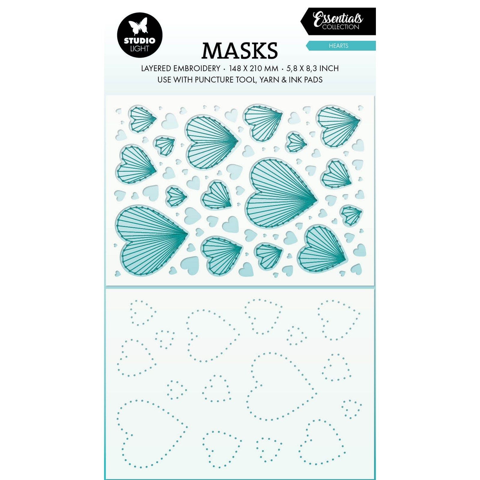 Studio light • essentials puncture tool mask hearts